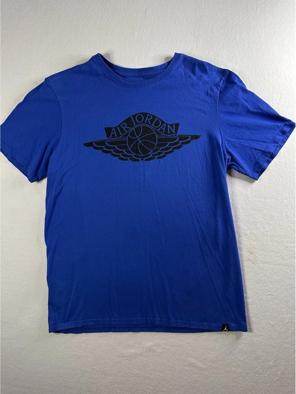 Jordan Air Jordan Wings Shirt Mens L Blue Graphic Tee Basketball Streetwear